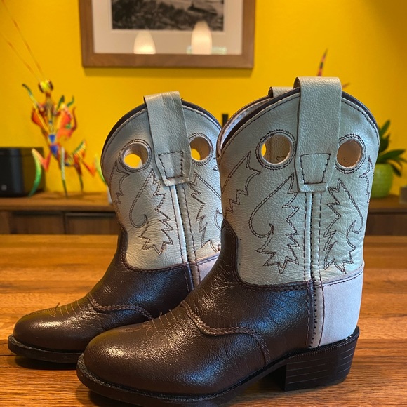 Old West toddler cowboy boots. Never worn, in box - Picture 2 of 8